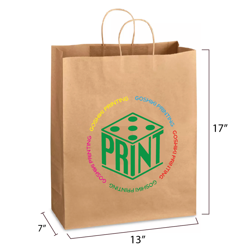 Custom Paper Bags - type H | fully customized | Goshiki Printing
