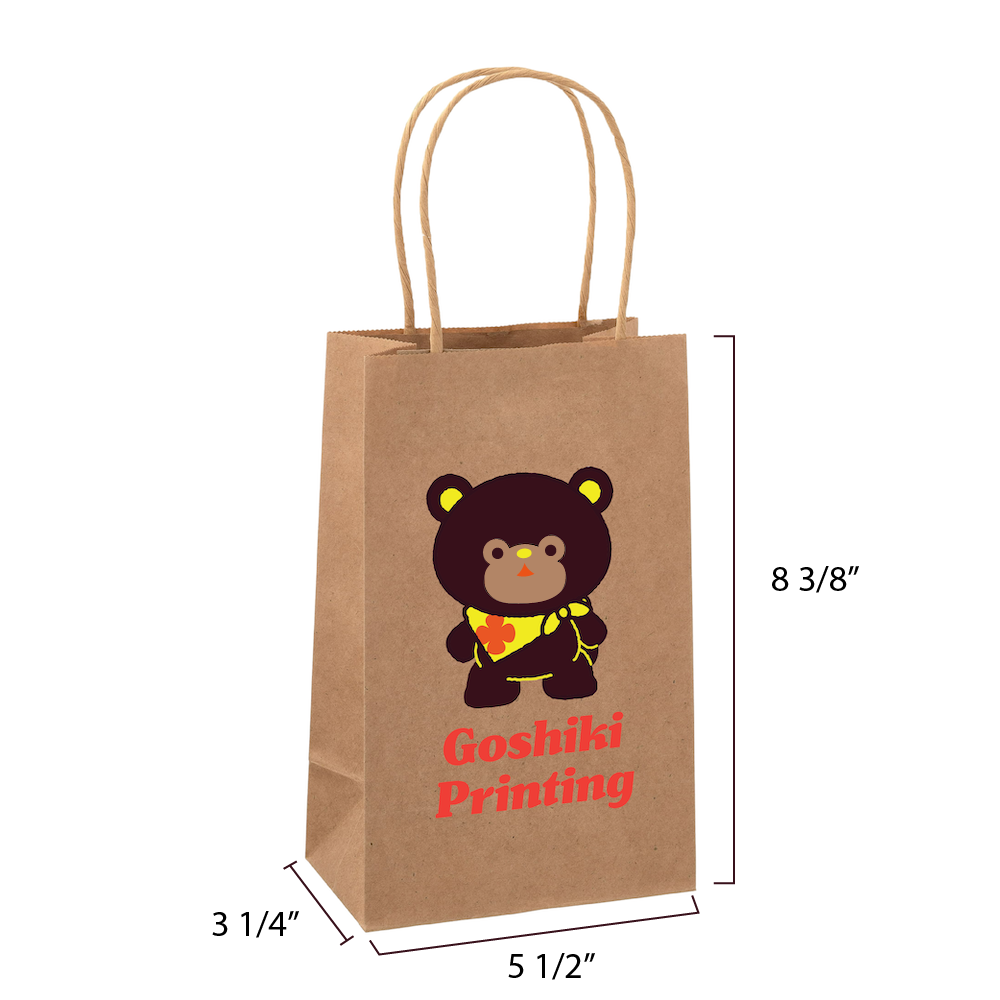 Custom Paper Bags - type A | fully customized | Goshiki Printing