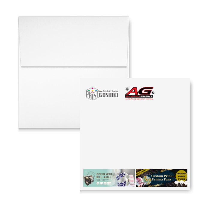Square Envelopes - 7.5 x 7.5” | Business Mails | Goshiki Printing