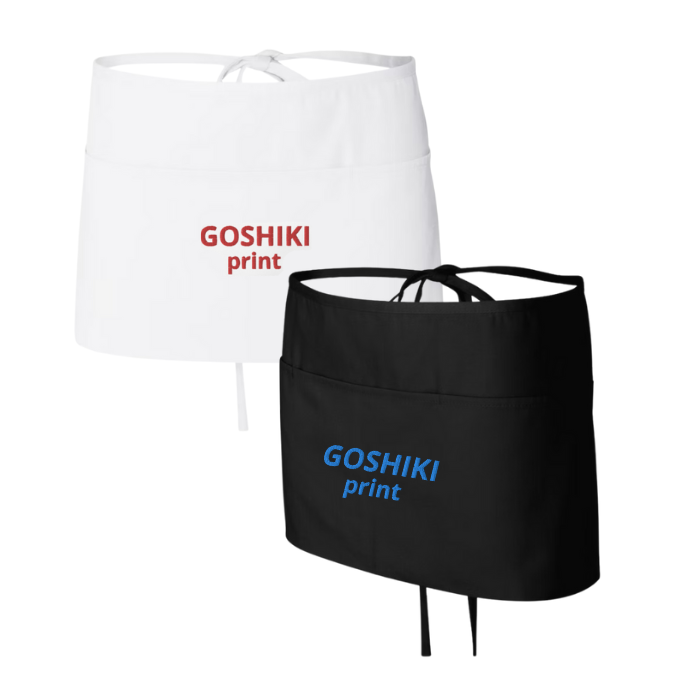 Personalized Embroidery Apron | 1 Colors 1 Side | Goshiki Printing