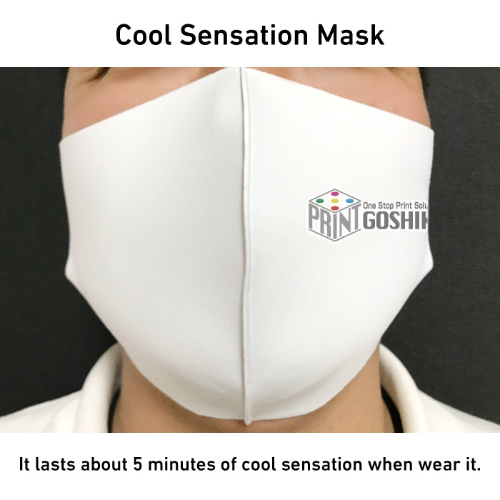 Cool Sensation Mask - One Point Logo Printing