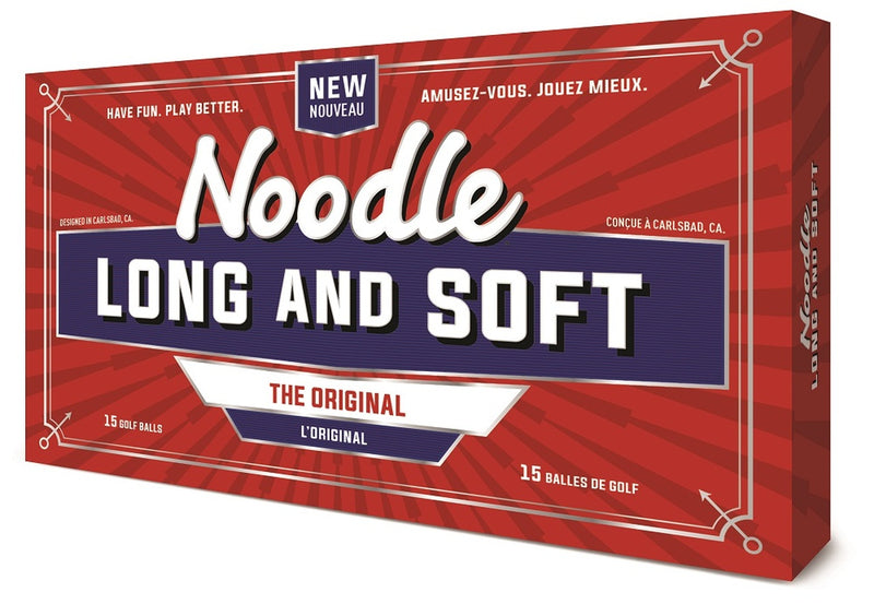 Noodle Long & Soft Golf Balls 15-Pack LOGO ONLY - 15 balls