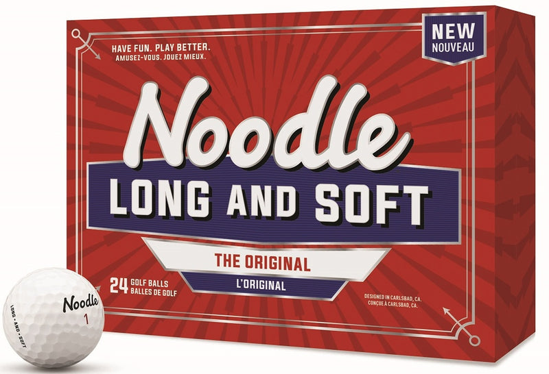Noodle Long & Soft Golf Balls 24-Pack LOGO ONLY - 24 balls