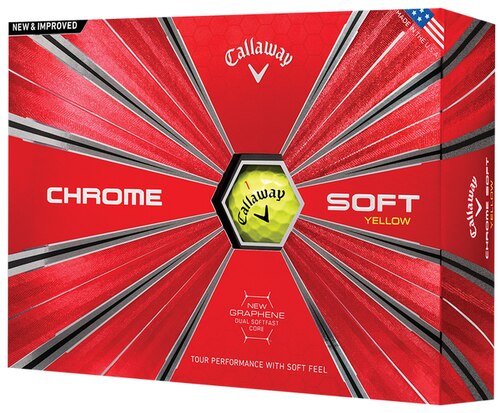 Callaway Chrome Soft Golf Balls LOGO ONLY - One Dozen