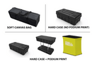 Velcro Fabric Pop Up Display-Straight Shape 10x8 ft | Goshiki Printing