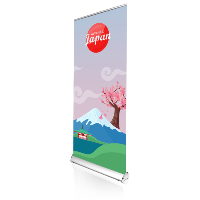 SUPER DELUXE Retractable Banner Stand | 36x92" | Goshiki Printing