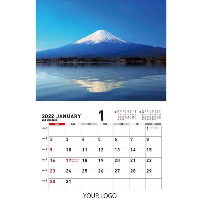 Custom Wall Calendar - Saddle stitch | High Quality | Goshiki Printing