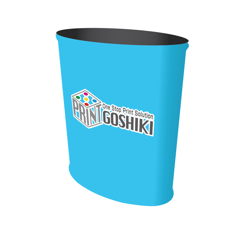Oval Shaped Counter | Trade show and Events | Goshiki Printing