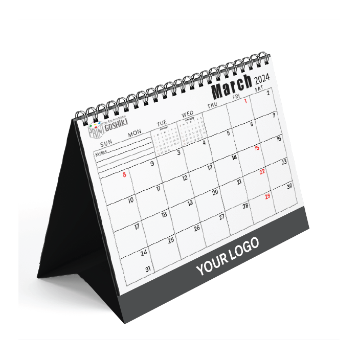 foil-print-custom-desktop-calendar-12-month-display-goshiki-printing