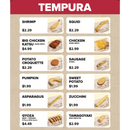 Mainland_Tempura list