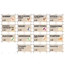 Price Cards (New Price & Asparagus)