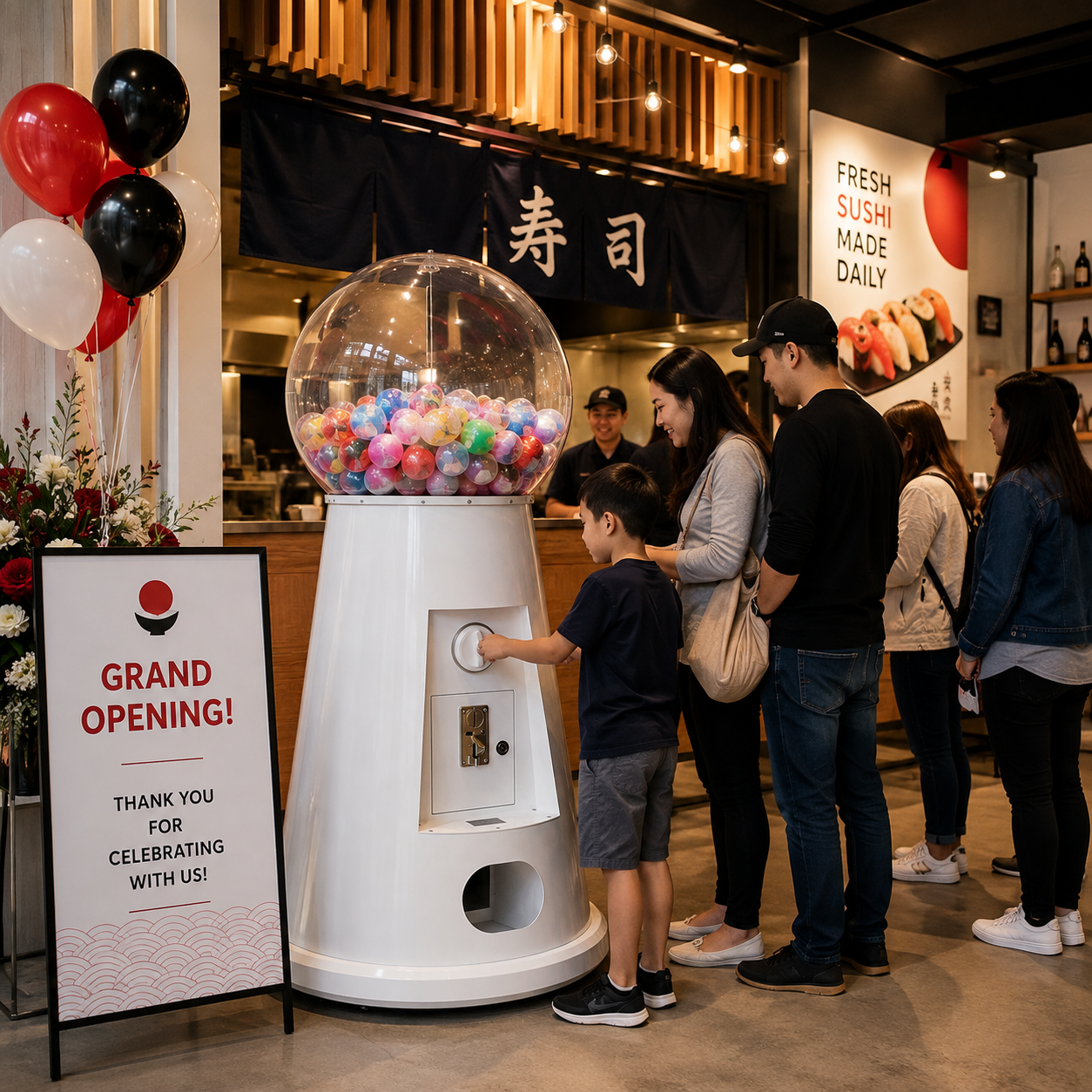 Rental Big Gacha Gacha | For Events or Tradeshow | Goshiki Print