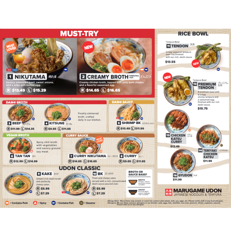 Mainland Pricing_Tri-fold Menu(New brand content and menu)