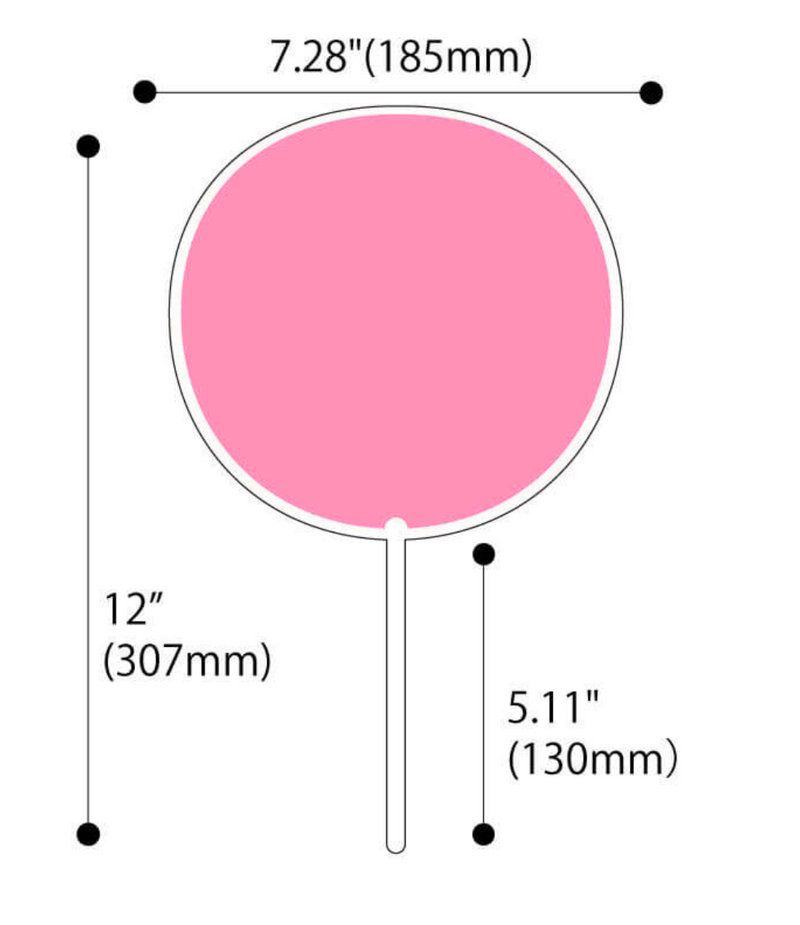 Uchiwa Fan - Circle Compact type | Events Promos | Goshiki Printing
