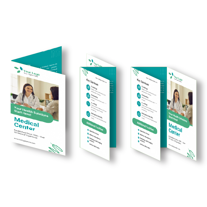 Brochure Finish size 8.5 x 11 inch