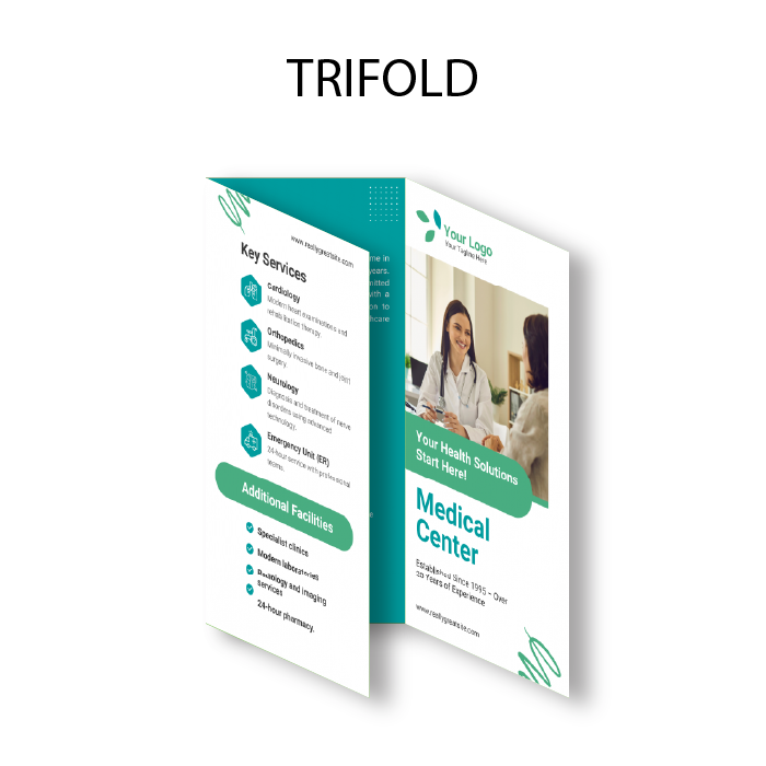 Brochure Finish size 8.5 x 11 inch