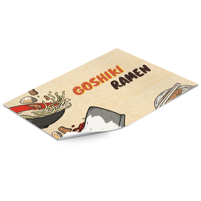 Washi style-Disposable Paper Placemat (1 side) | Goshiki printing