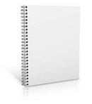 Booklets (Ring binding) Full color Print  W11x H8.5" | Custom Print for Business or Manga | Goshiki Print