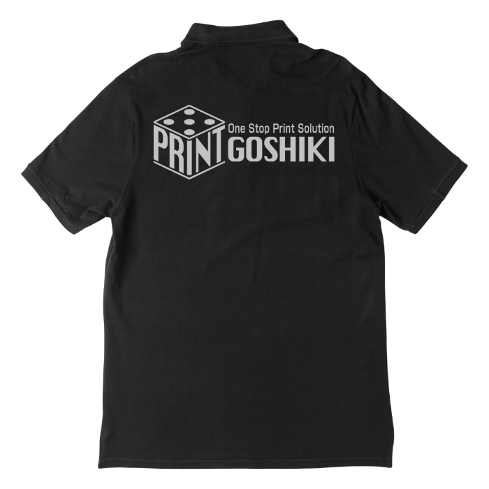 Personalized Polo Shirt Print | 1 Ink Color 2 Side | Goshiki Printing