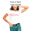 Personalized T-shirt Print - 1 Ink Color 1 Side | Goshiki Printing