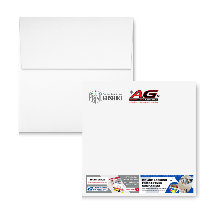 Square Envelopes - 4 x 4" | Business Mails | Goshiki Printing
