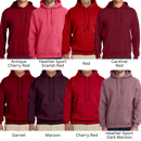 Personalized Hoodie Print | 2 Ink Colors 1 Side | Goshiki Printing