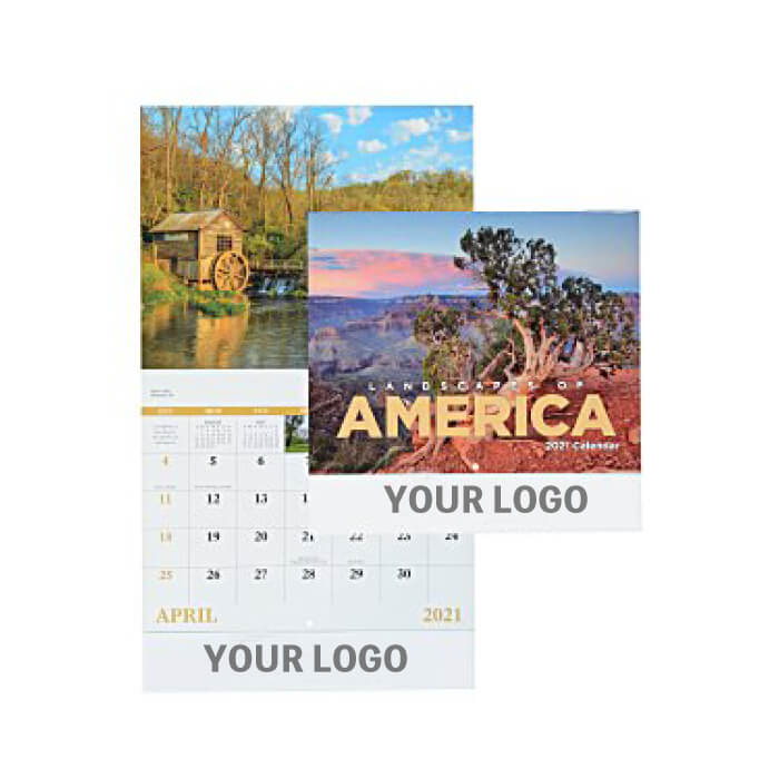Landscapes Calendar - Stapled type 150 units~