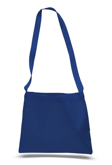 Small Messenger Canvas Tote Bag with Long Straps - MB210 | Custom Print Tote Bag | Goshiki Print
