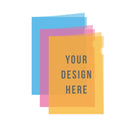 Clear File Folders | Plastic folder Full color print Letter Size | Goshiki Print