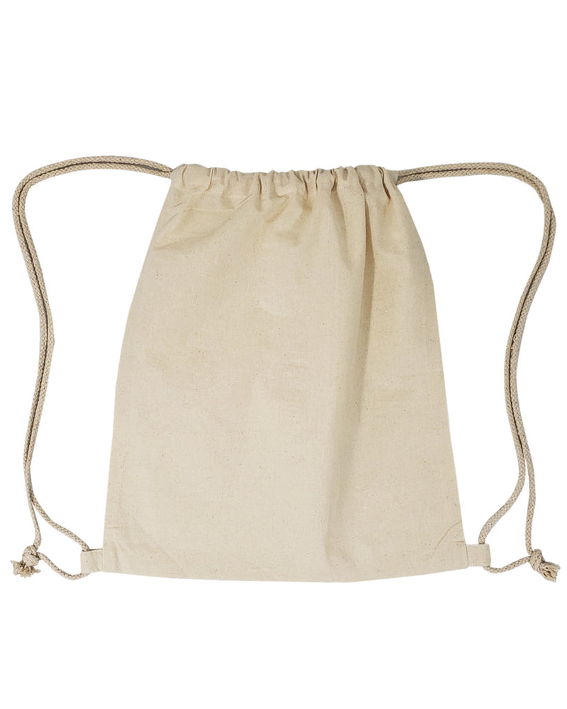 Affordable 100% Cotton Drawstring Cinch Bags - BPK12L