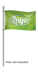 Custom Pole Flag 3 x 2ft | High quality fast turnaround Orange country Los Angeles Pickup | Goshiki Printing