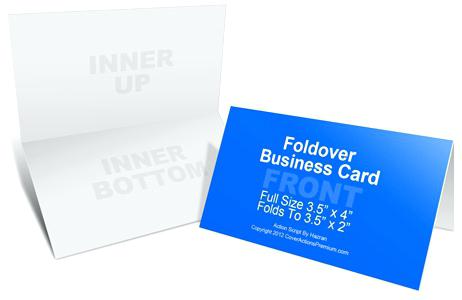 Half Fold Business Card (Stamp Cards/Shop Cards)