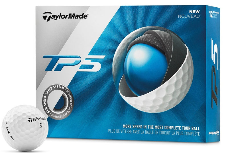 TaylorMade TP5 Golf Balls LOGO ONLY - One Dozen