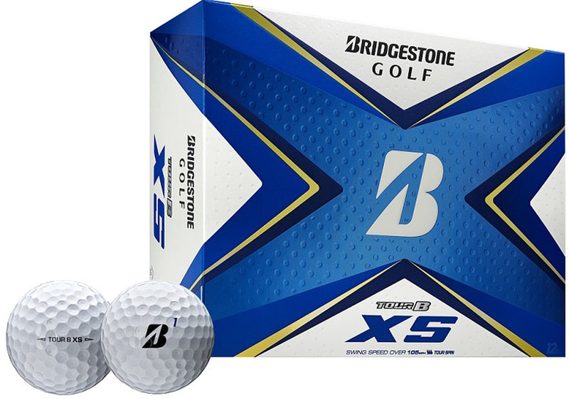 Bridgestone Tour B XS Golf Balls LOGO ONLY - One Dozen