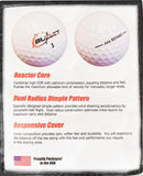 Bullet .444 Distance Golf Balls *30-Ball* LOGO ONLY
