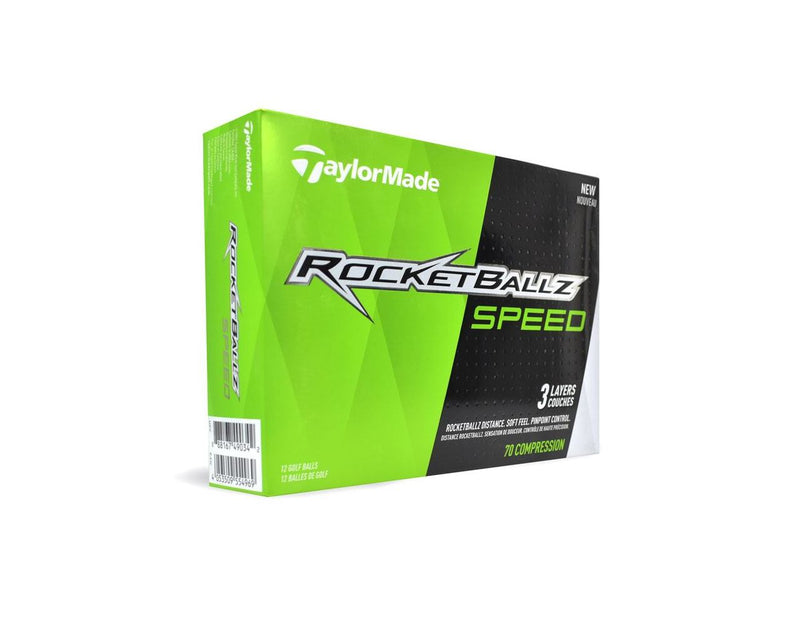 TaylorMade Rocketballz Speed Golf Balls *LOGO ONLY* - One Dozen