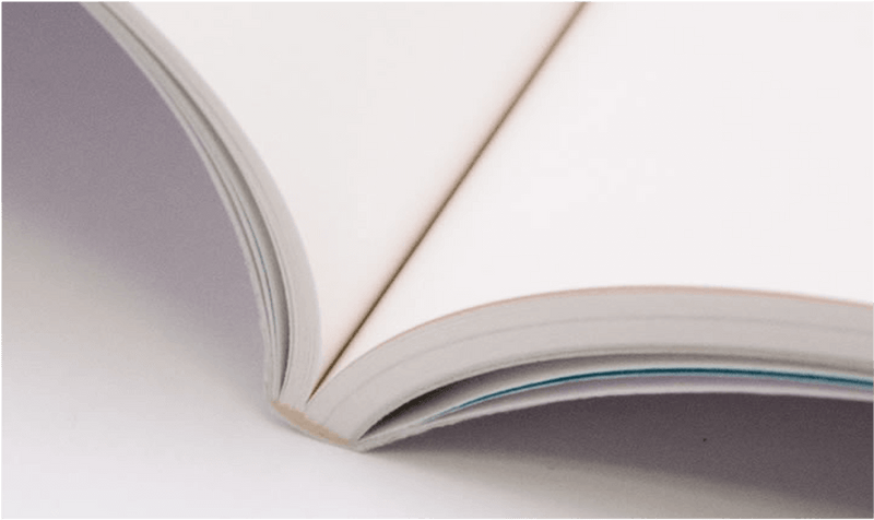 Binding Sample image for Booklets (Perfect binding) b&w Print | Goshiki Printing