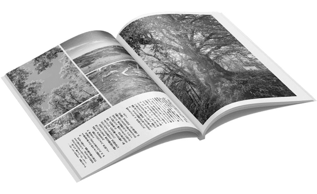 Booklets (Perfect binding) Black and White Print Goshiki Printing