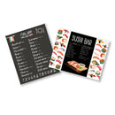 Laminated Menu - Letter Size(8.5 x 11)