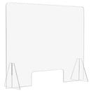 Free Standing Sneeze Guard With Pass Through