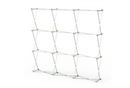 Velcro Fabric Pop Up Display -Straight Shape 8x8 ft | Goshiki Printing