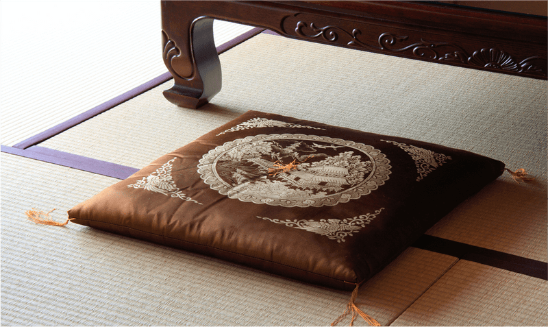 Zabuton Japanese Cushion image sample1 | Goshiki Printing